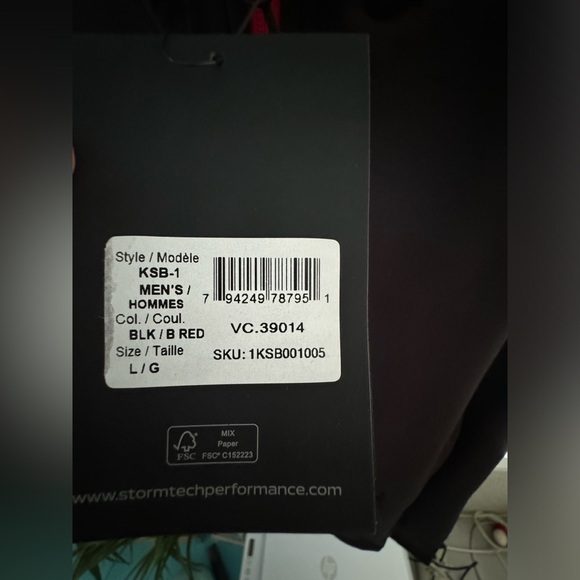 NWT Men’s Jacket Black Stormtech KSB-1 Men's Orbiter Softshell Large - Picture 4 of 10